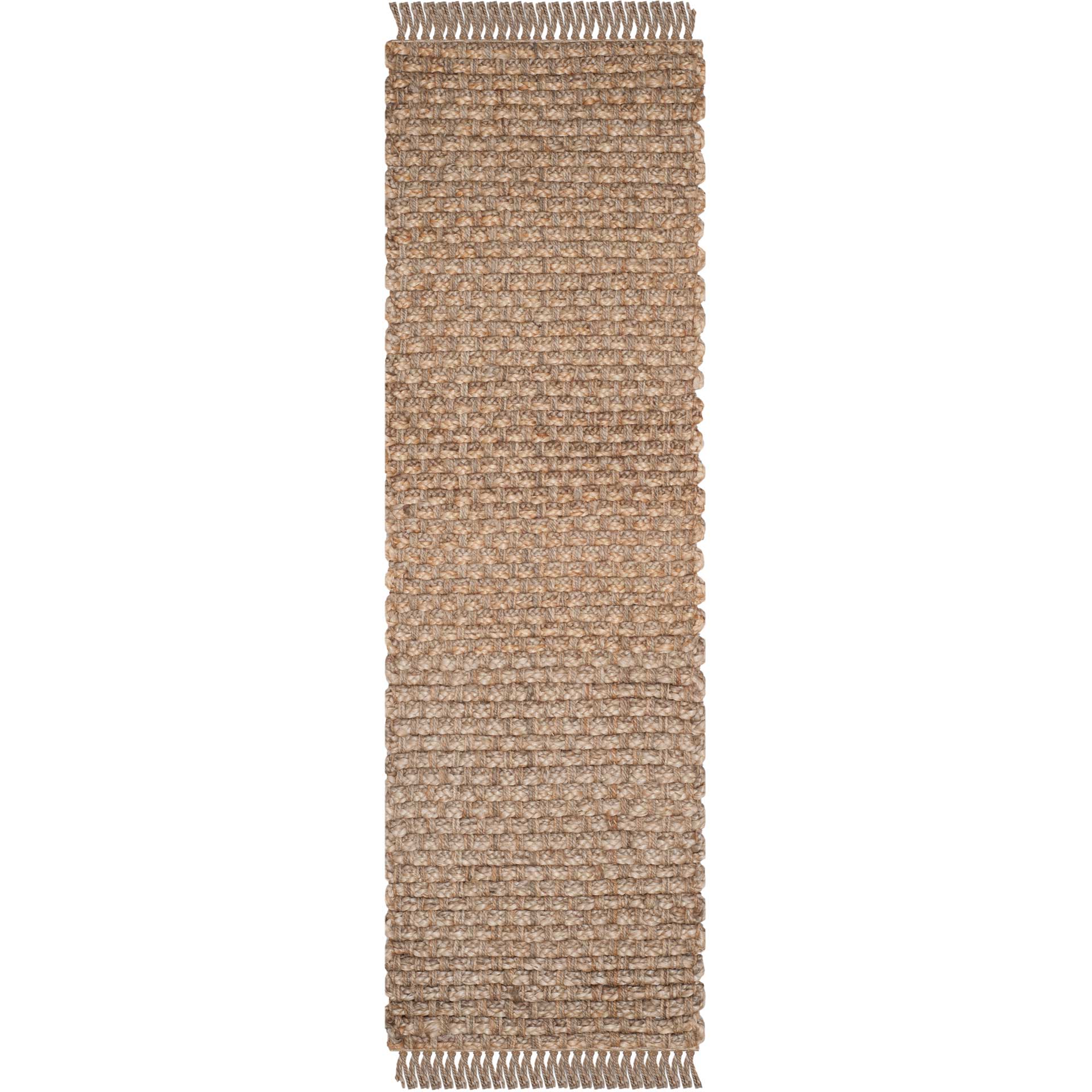 Natural Fiber Tassel Natural Runner Rug - Froy.com