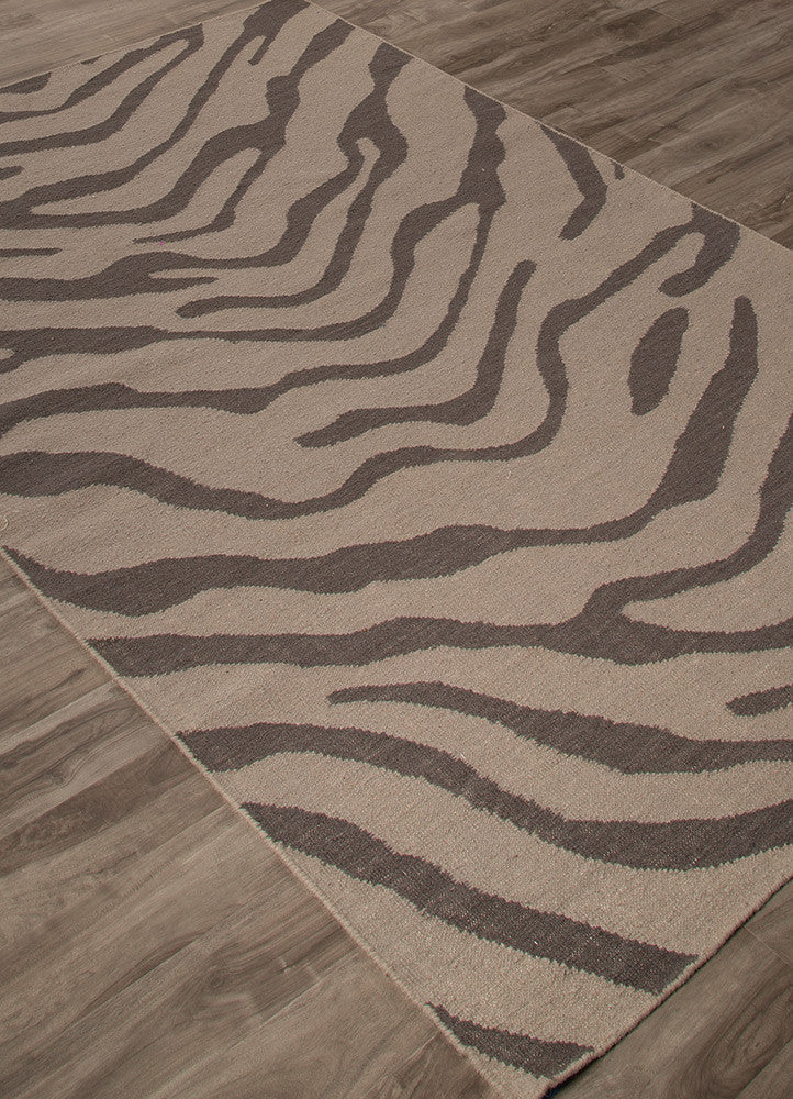 National Geographic Tiger Feather Gray/Walnut Area Rug