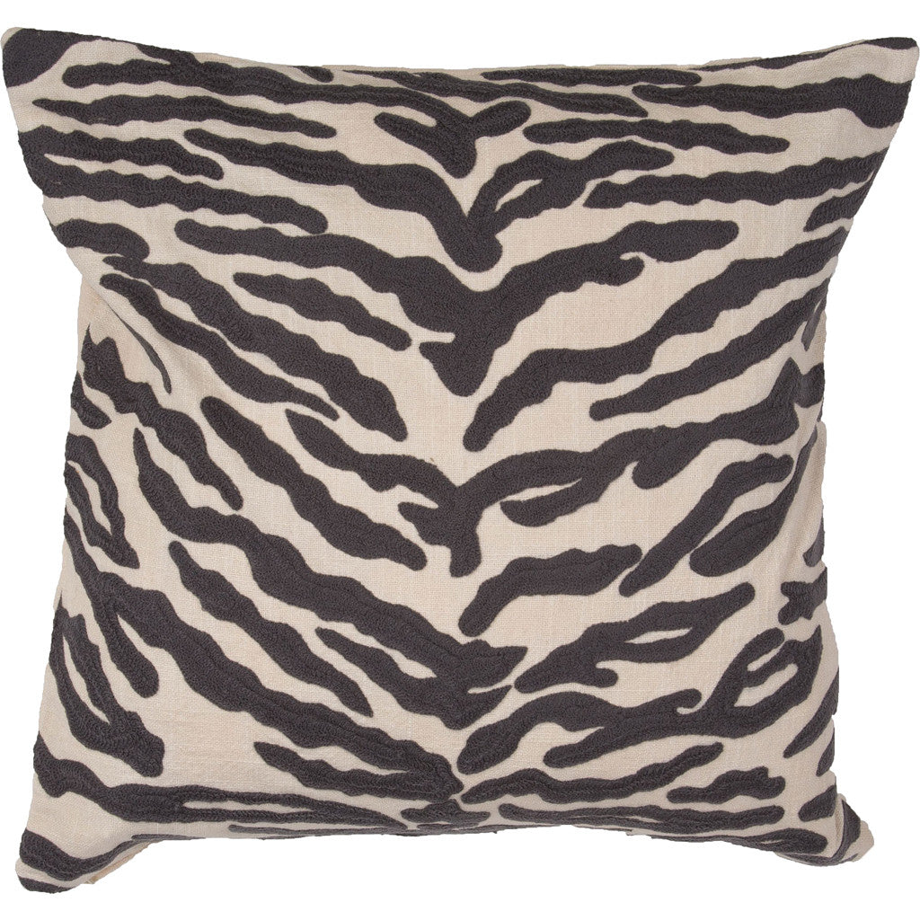 National Geographic Ng-02 Antique White/Pewter Pillow