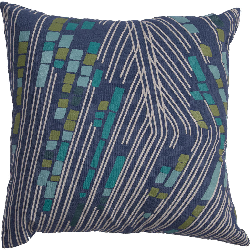 National Geographic Ng-12 Bijou Blue/White Smoke Pillow