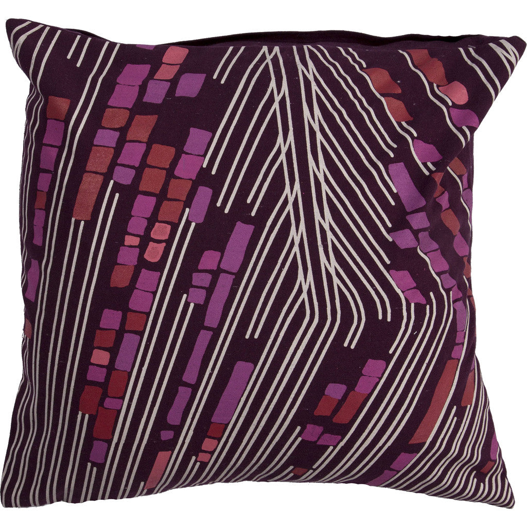 National Geographic Ng-12 Italian Plum/White Smoke Pillow