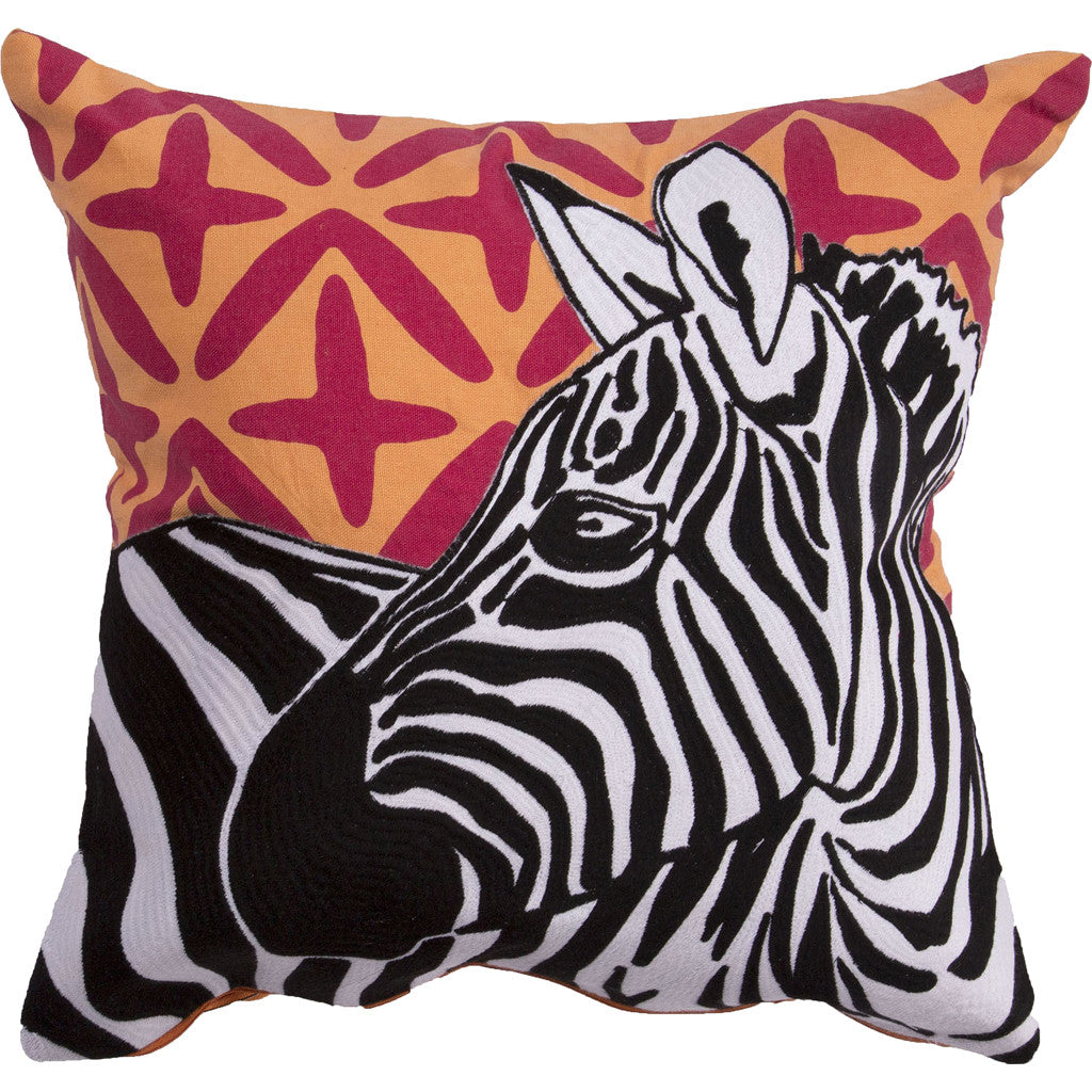 National Geographic Ng-15 Marigold/Cranberry Pillow