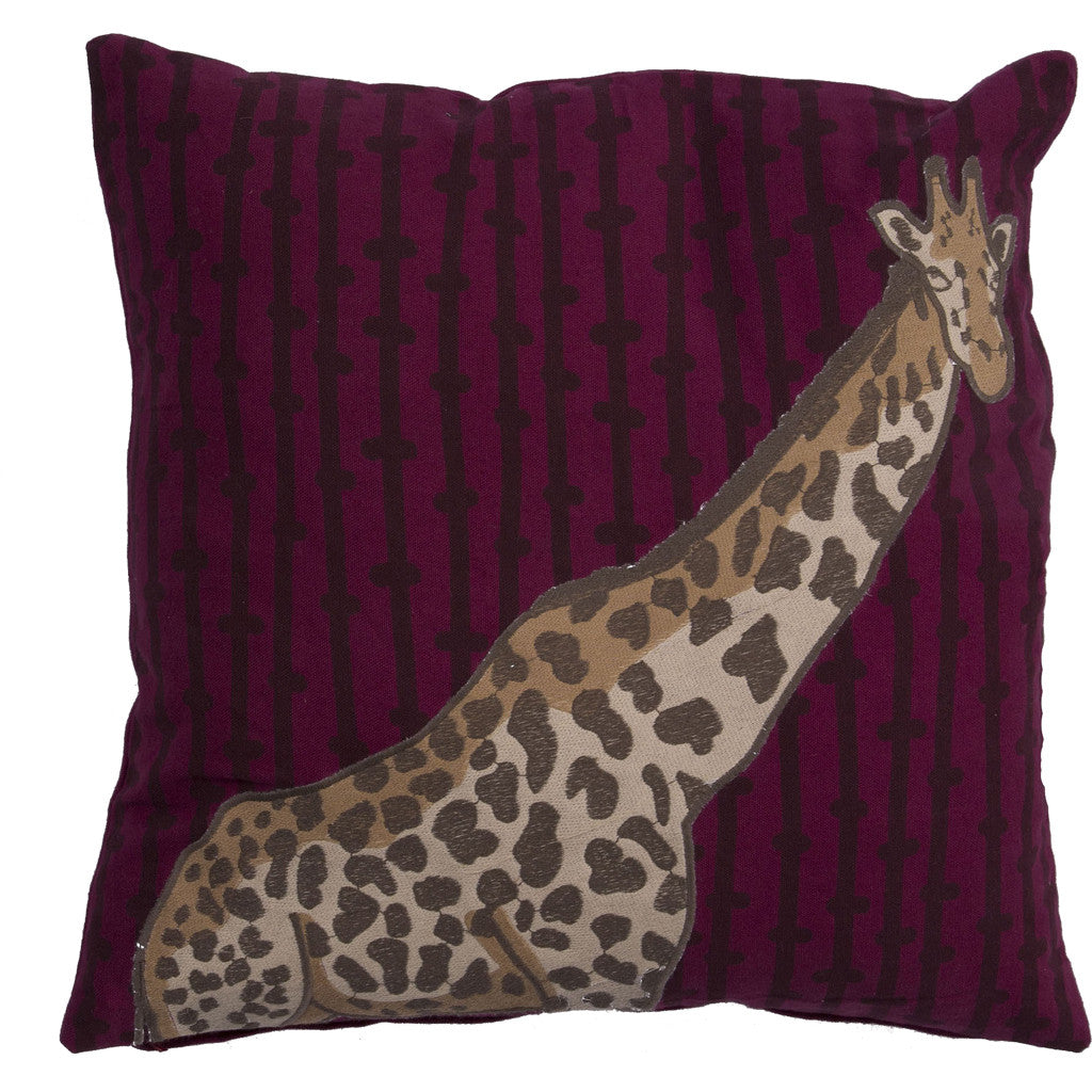 National Geographic Ng-16 Boysen Berry/Prune Pillow