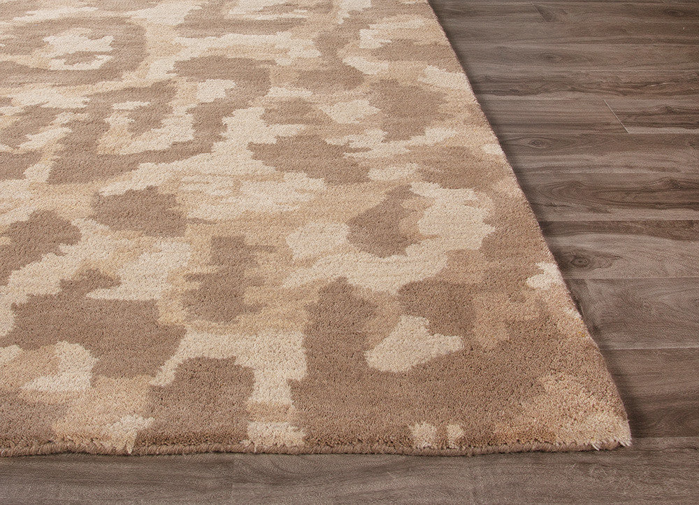 National Geographic Ocelot Oatmeal/Aluminum Area Rug