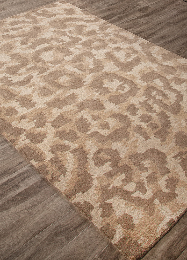 National Geographic Ocelot Oatmeal/Aluminum Area Rug