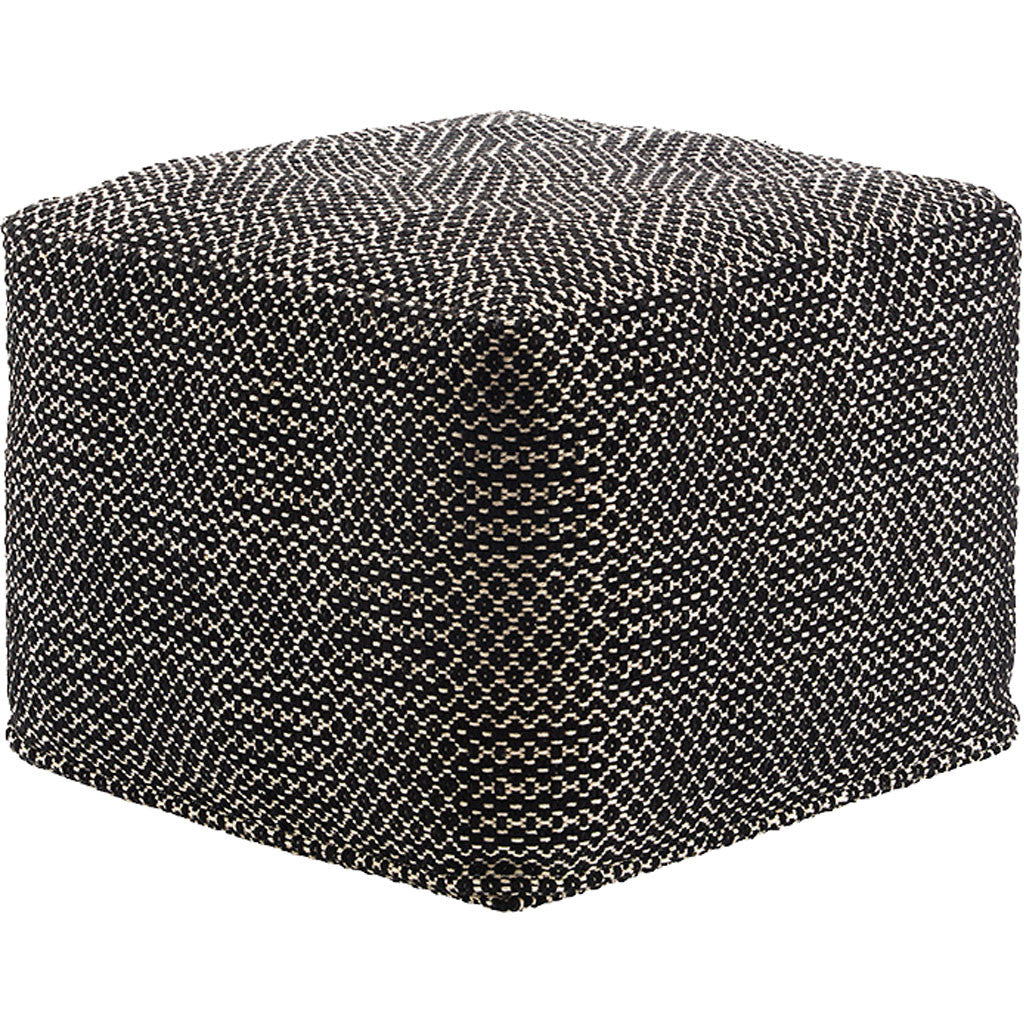 National Geographic Np-03 Caviar/Antique White Pouf