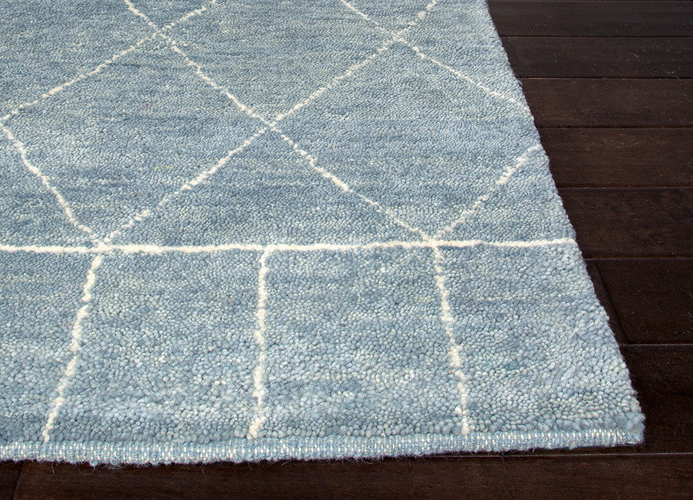 Nostalgia Tangier Ashley Blue/Snow White Area Rug