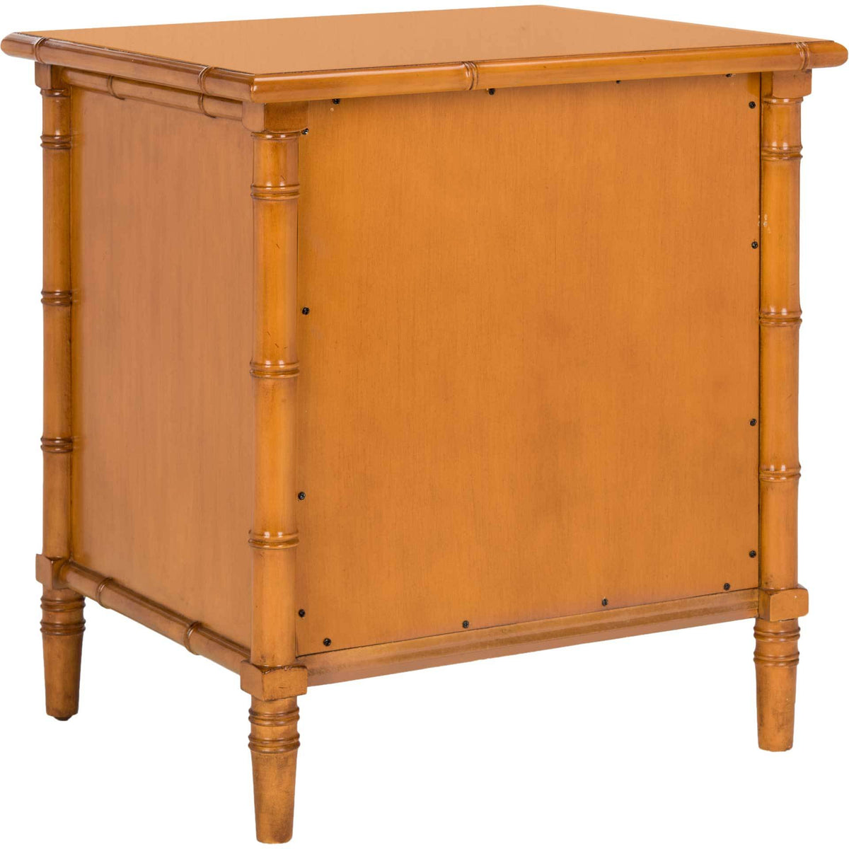 Mitchell 3 Drawer Bamboo Nightstand Brown