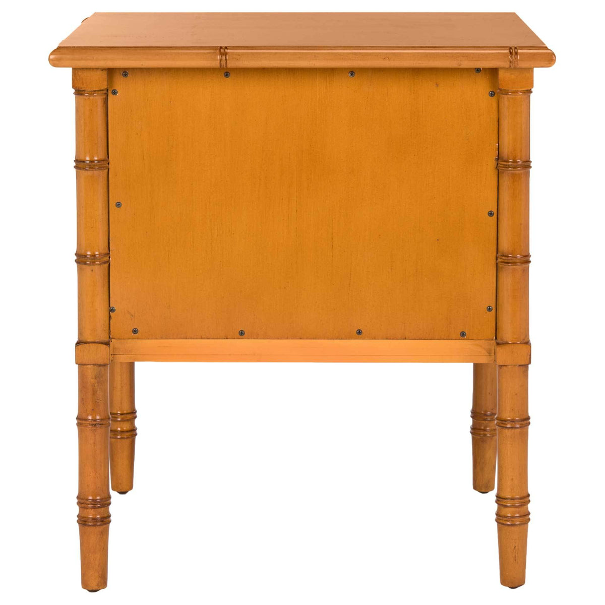 Mitchell Coastal 2 Drawer Bamboo Nightstand Brown