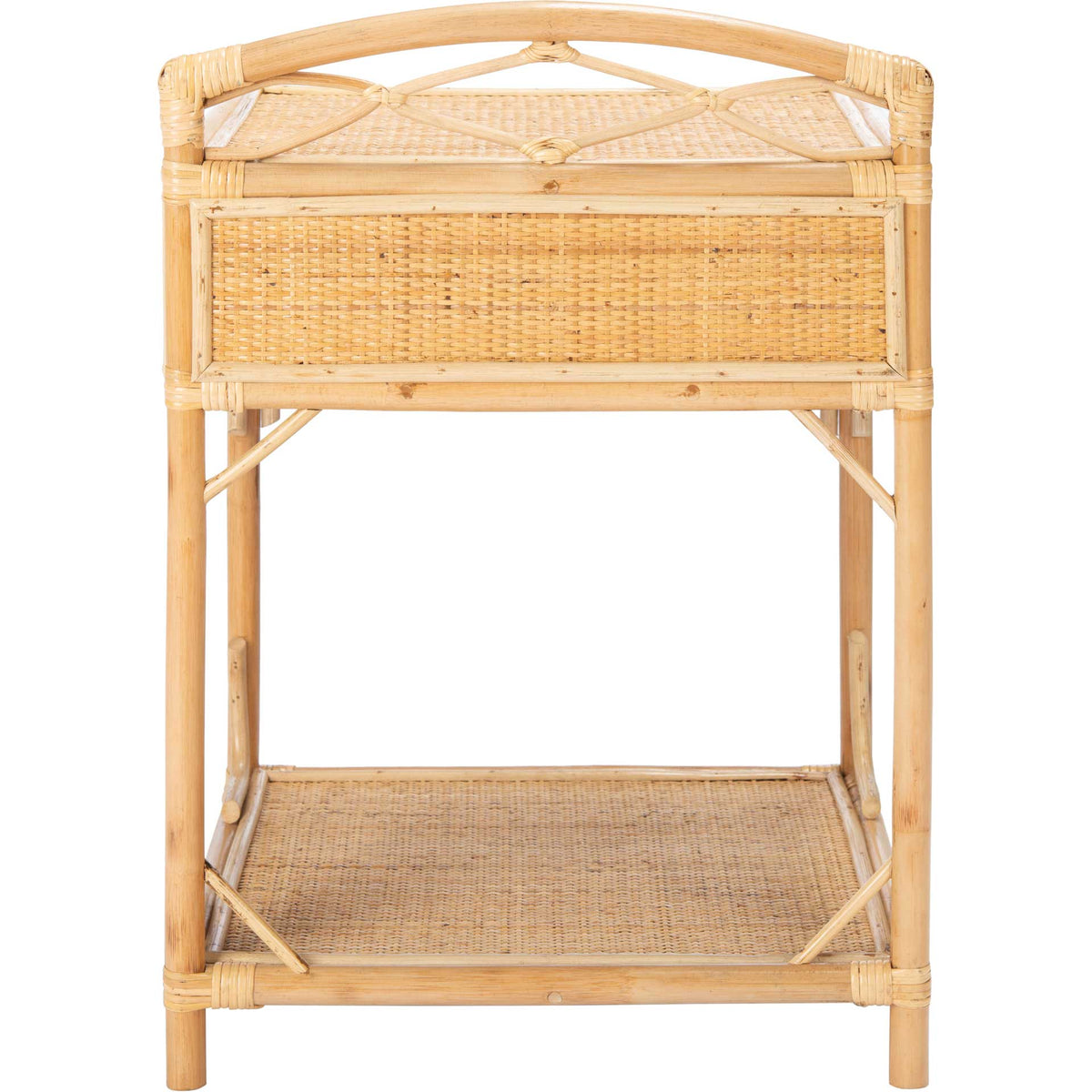 Beaufort 1 Drawer 1 Shelf Nightstand Natural