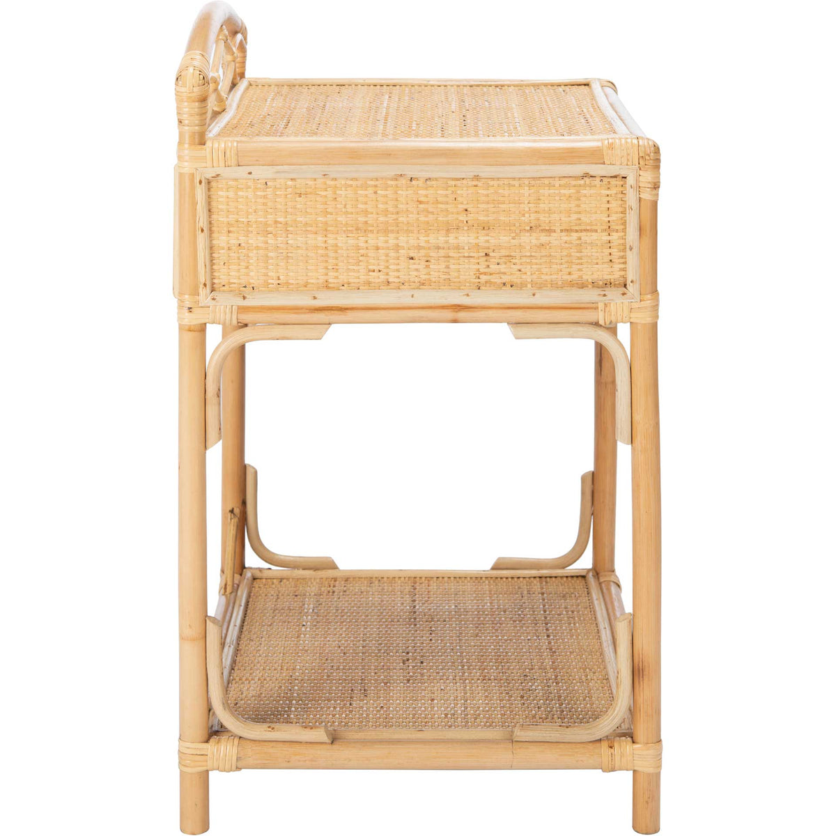 Beaufort 1 Drawer 1 Shelf Nightstand Natural