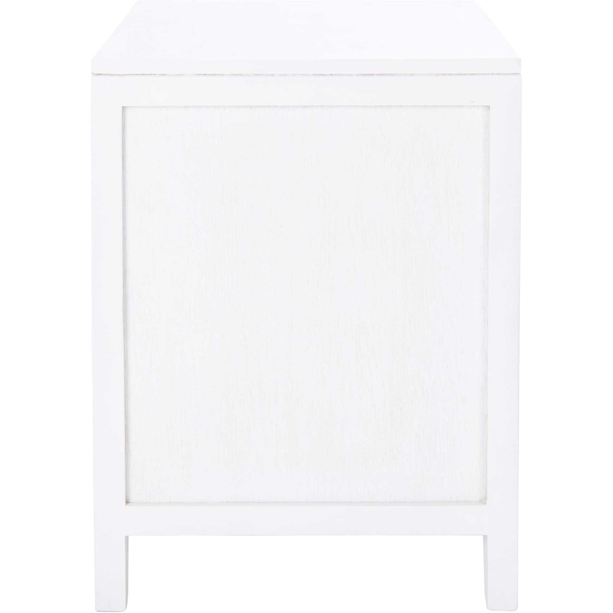 Delia 1 Drawer 1 Door Nightstand White/Natural