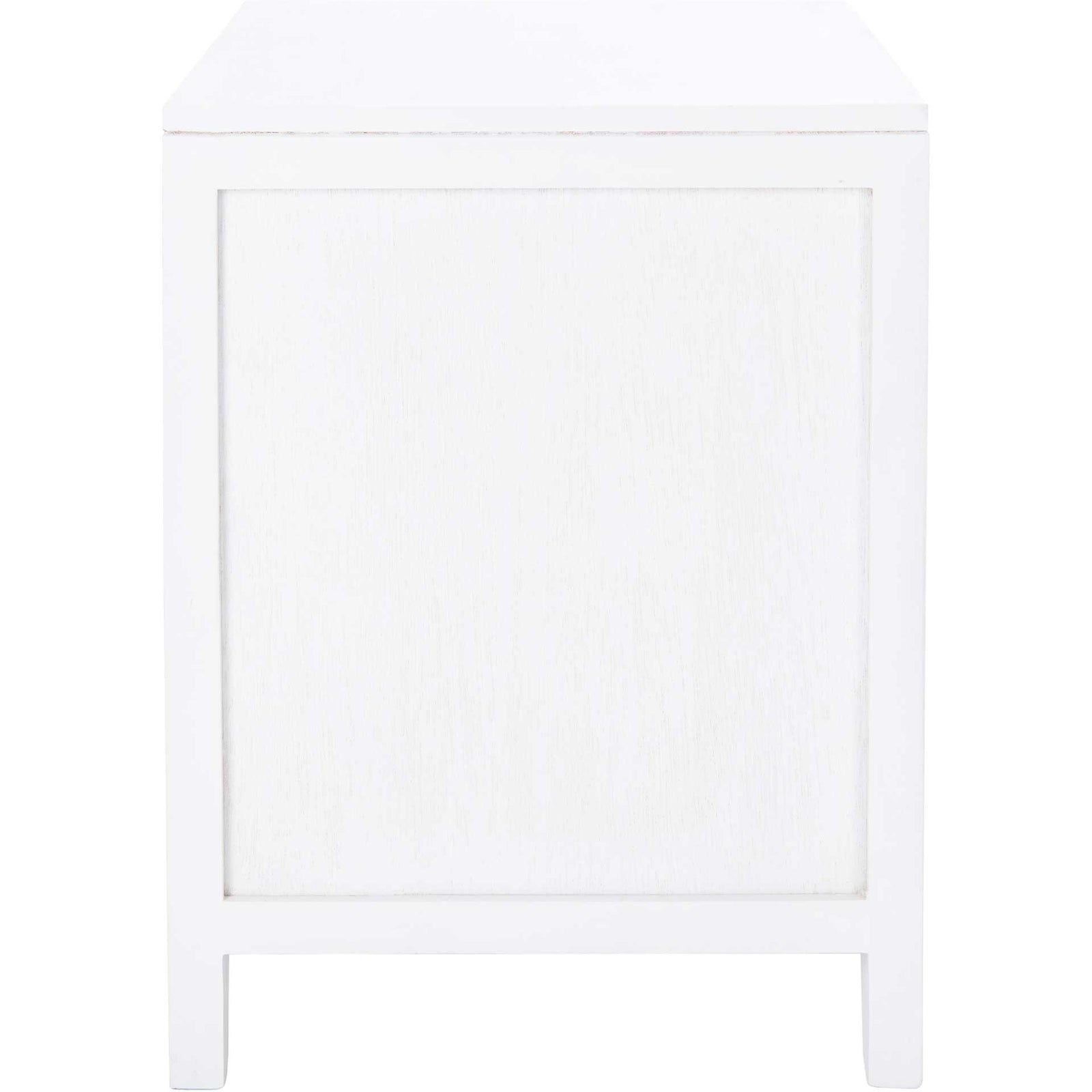 Delia 1 Drawer 1 Door Nightstand White/Natural