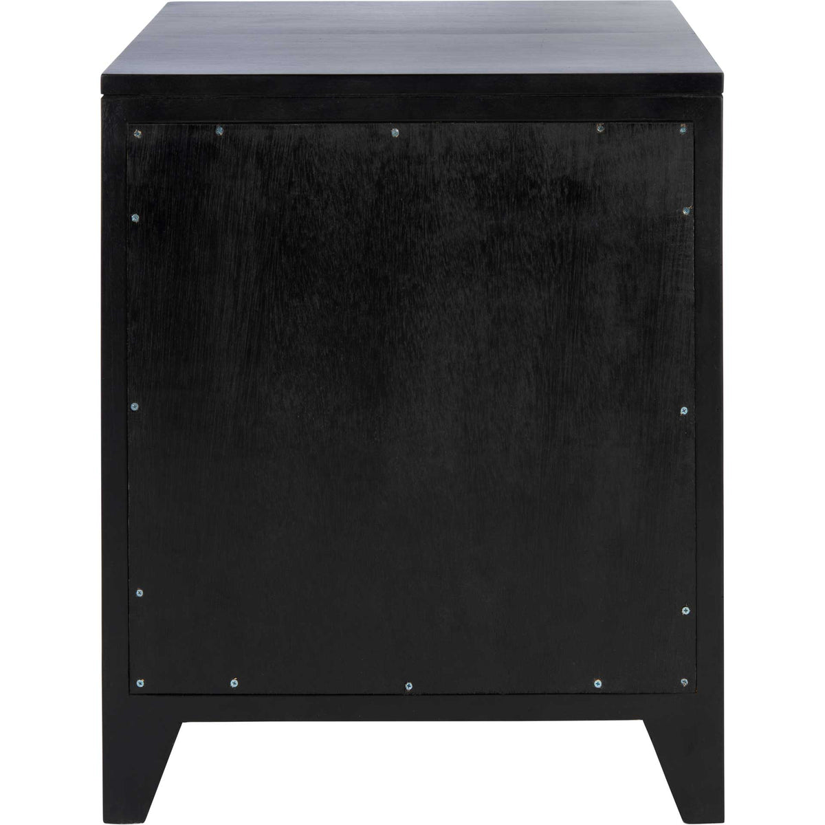 Delia 1 Drawer 1 Door Nightstand Black/Natural