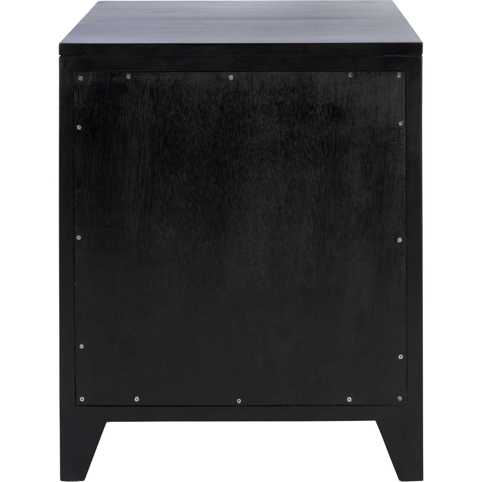 Delia 1 Drawer 1 Door Nightstand Black/Natural