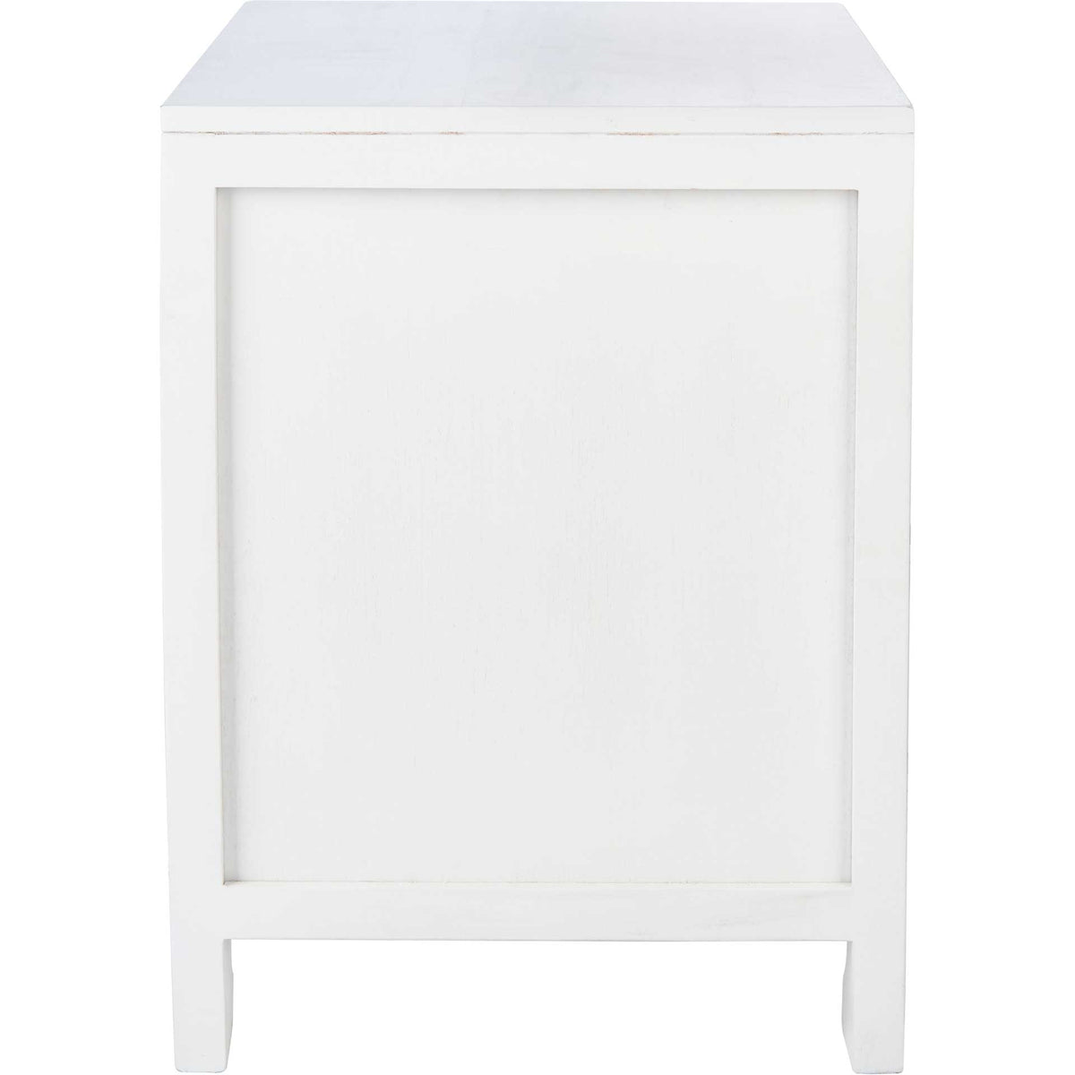 Daphne 1 Drawer 1 Door Nightstand White/Natural