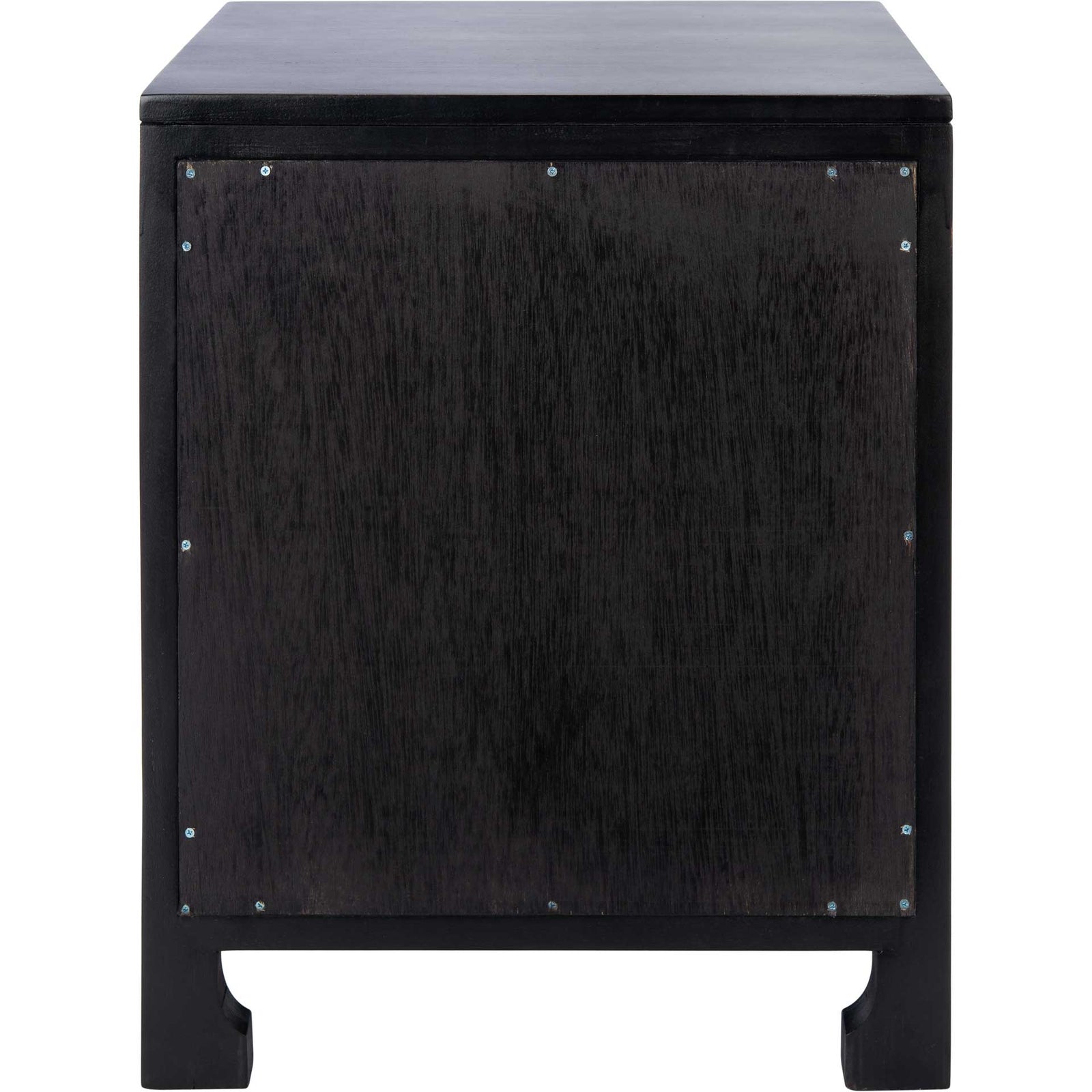 Daphne 1 Drawer 1 Door Nightstand Black/Natural