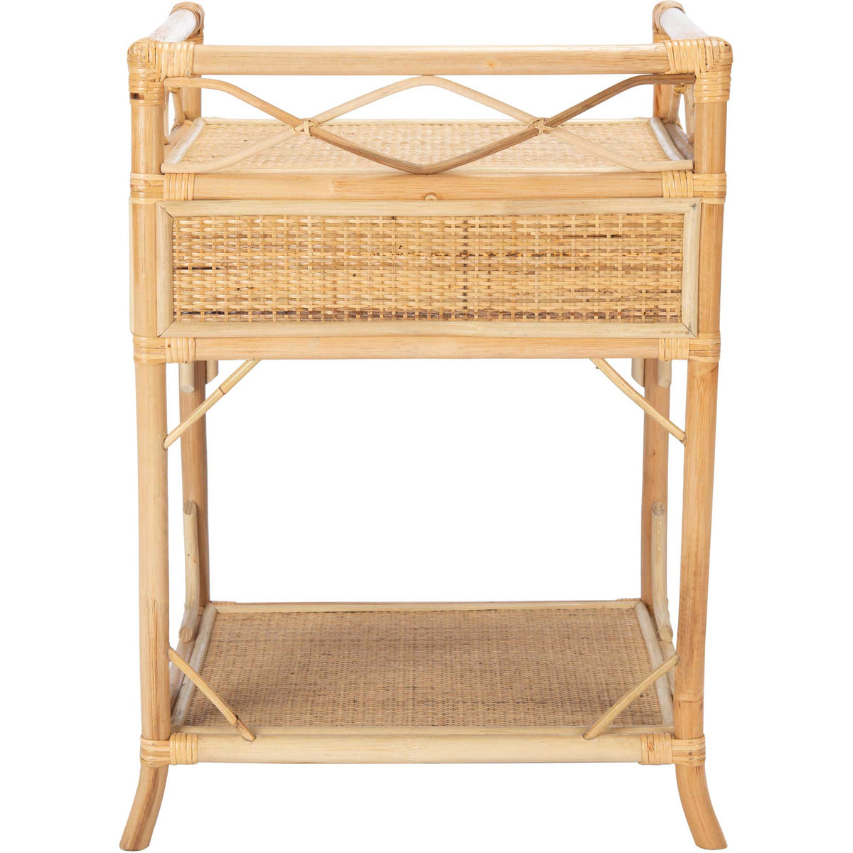 Rulan 1 Drawer 1 Shelf Nightstand Natural