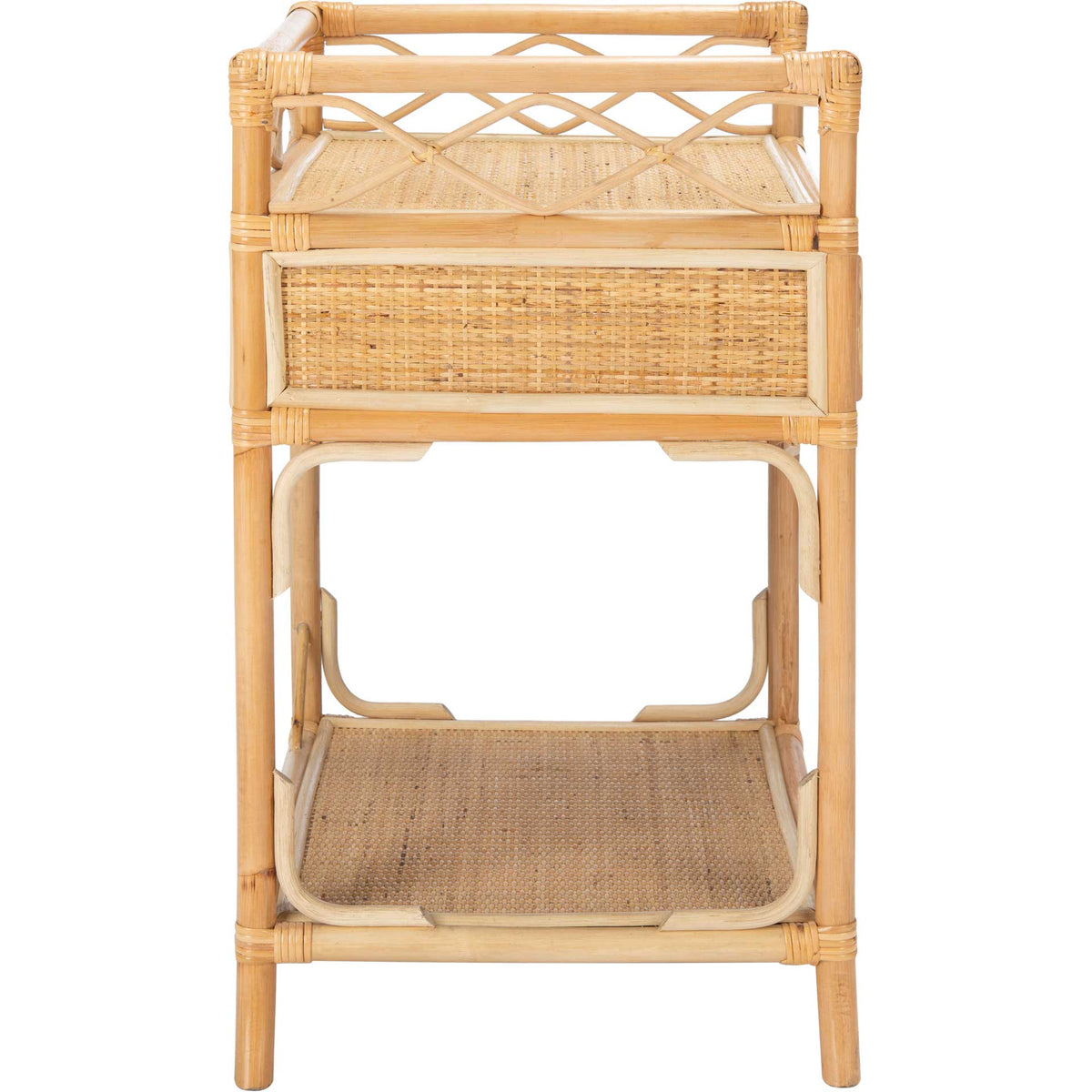 Rulan 1 Drawer 1 Shelf Nightstand Natural