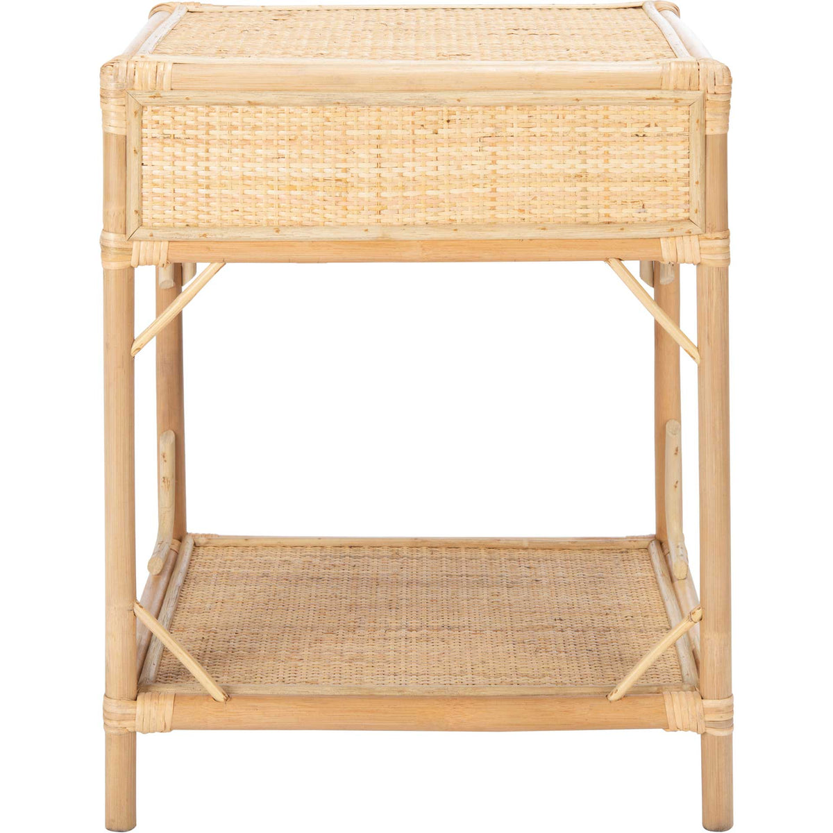 Ronin 1 Drawer 1 Shelf Nightstand Natural