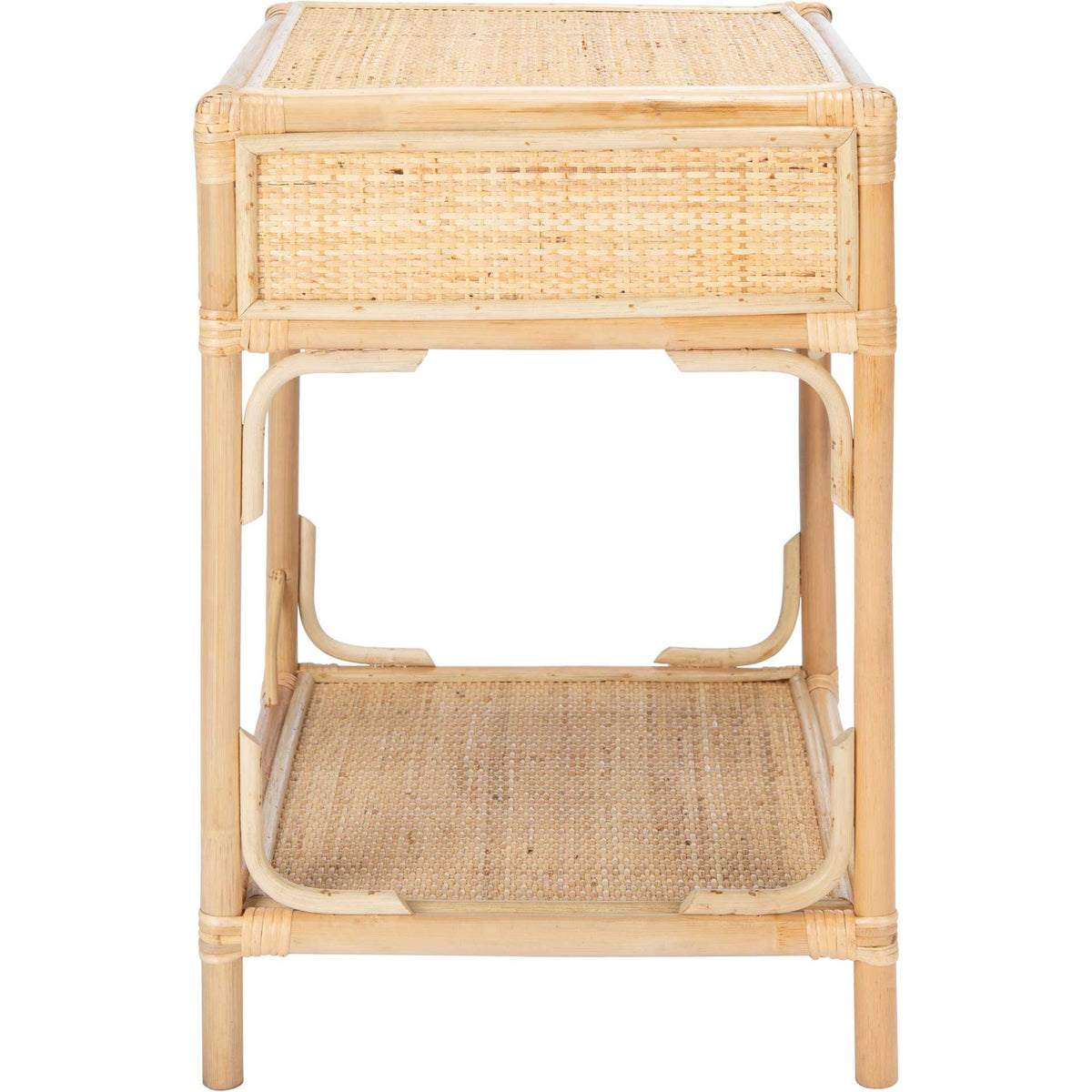 Ronin 1 Drawer 1 Shelf Nightstand Natural