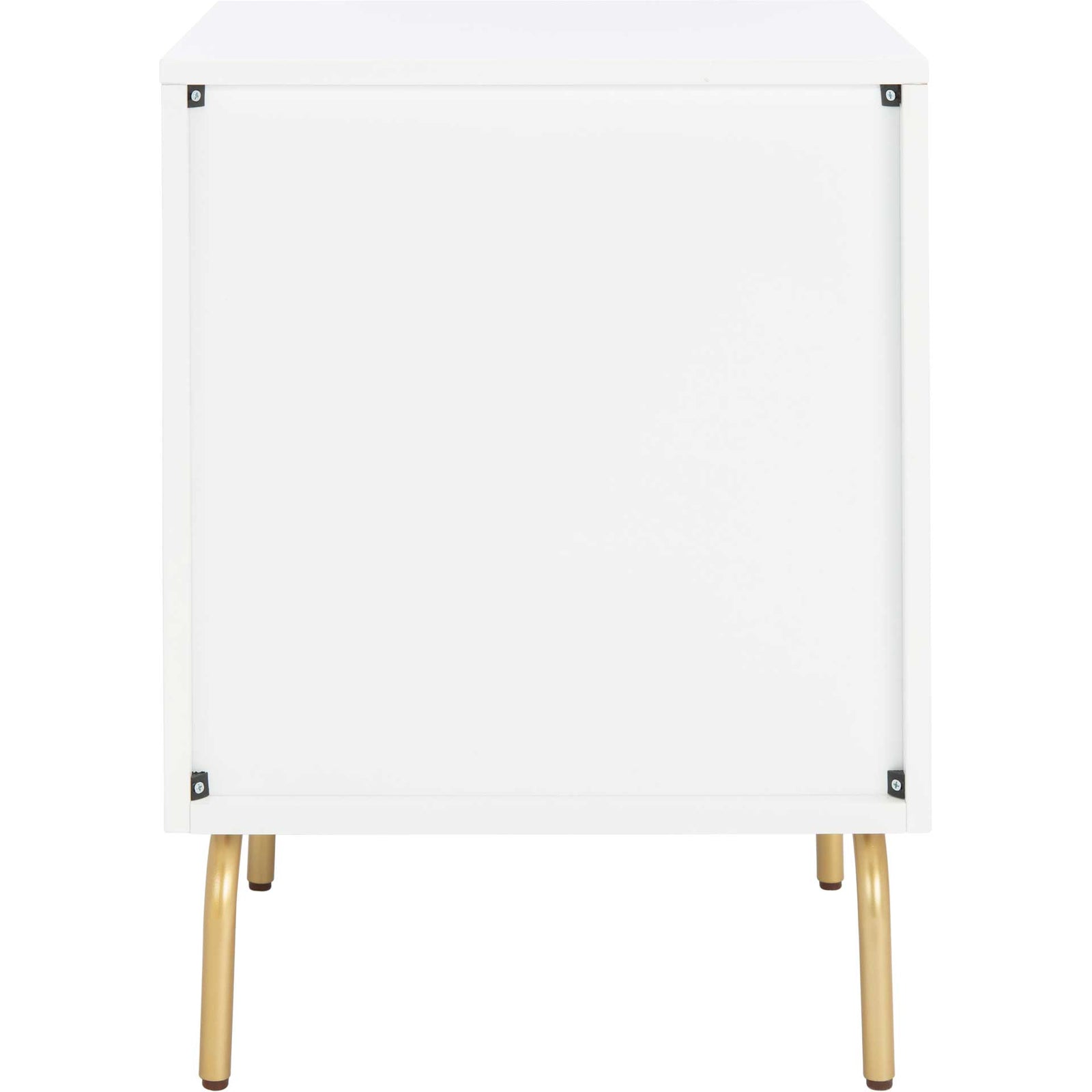 Gemma 2 Drawer Nightstand White/White Washed