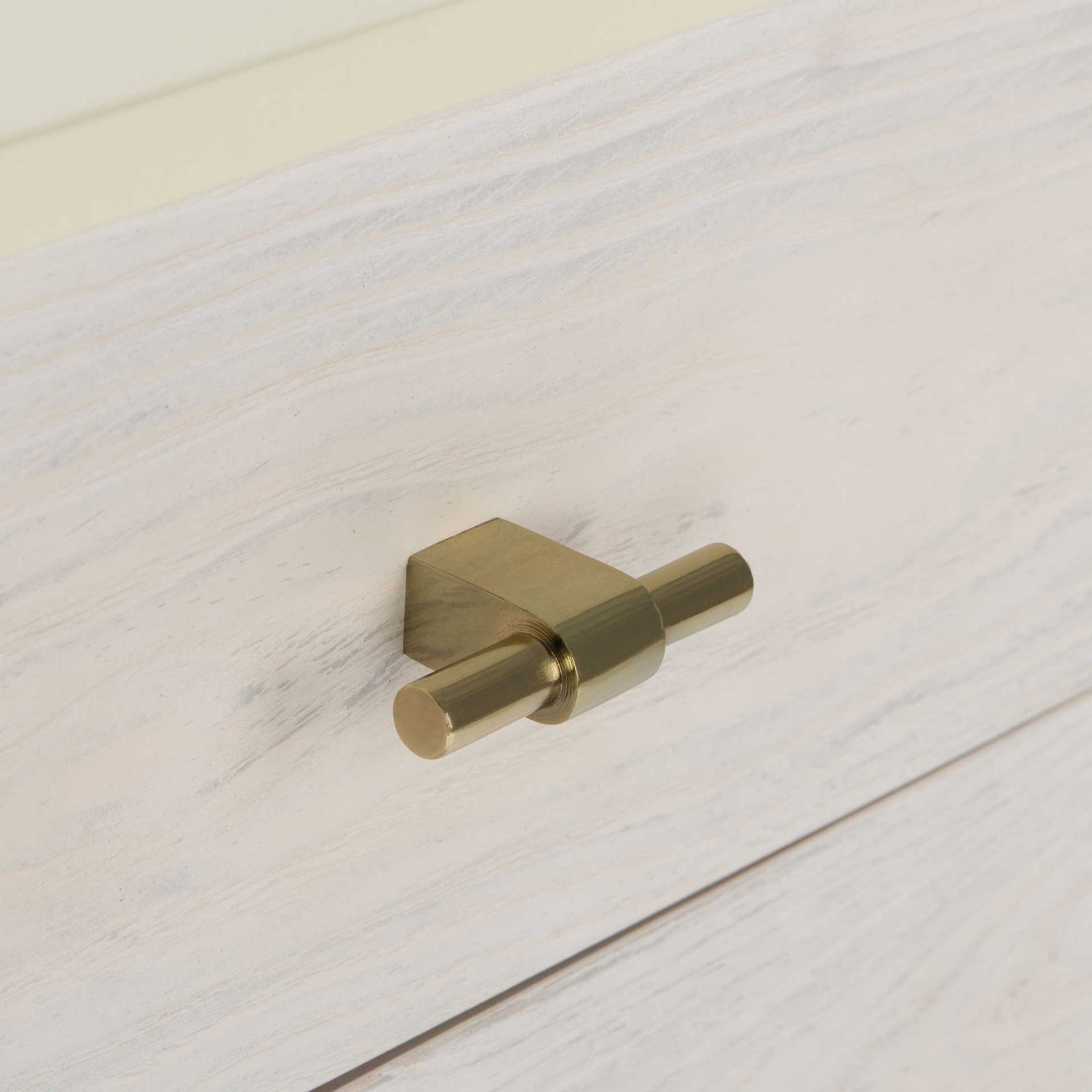 Gemma 2 Drawer Nightstand Cream/White Washed