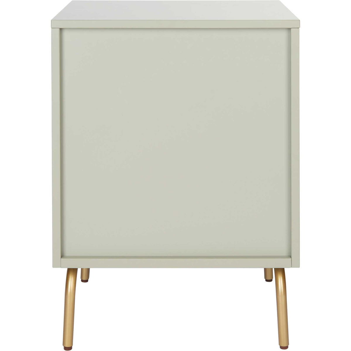 Gemma 2 Drawer Nightstand Gray/White Washed