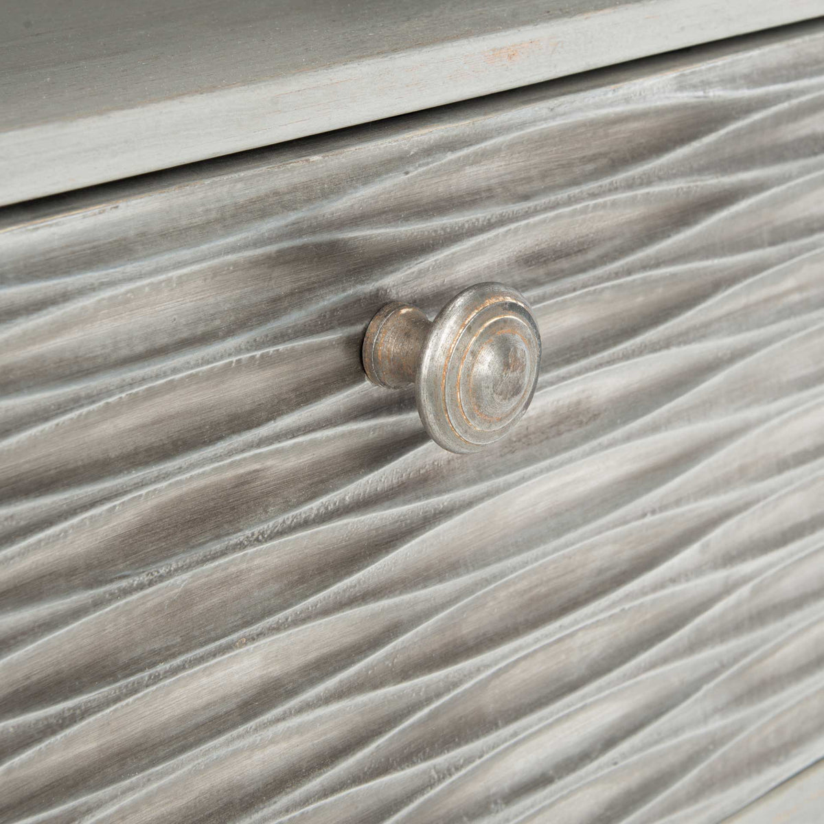 Braith 1 Drawer Textured Nightstand Gray Walnut