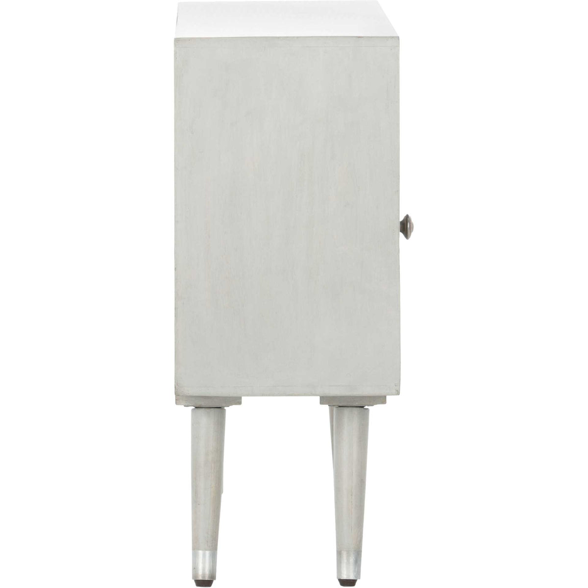 Braith 1 Drawer Textured Nightstand Gray Walnut