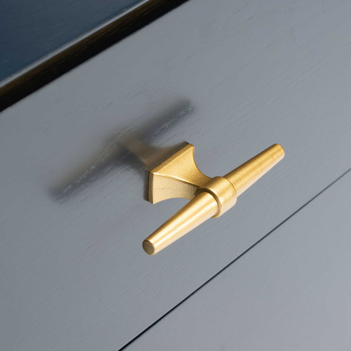 Femi 2 Drawer Nightstand Teal/Brass