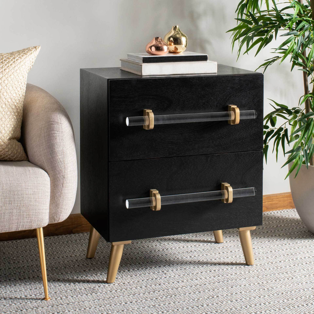 Sidney 2 Drawer Nightstand