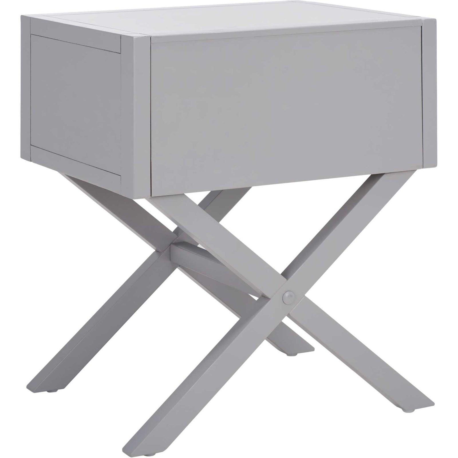 Odessa 1 Drawer Nightstand Gray