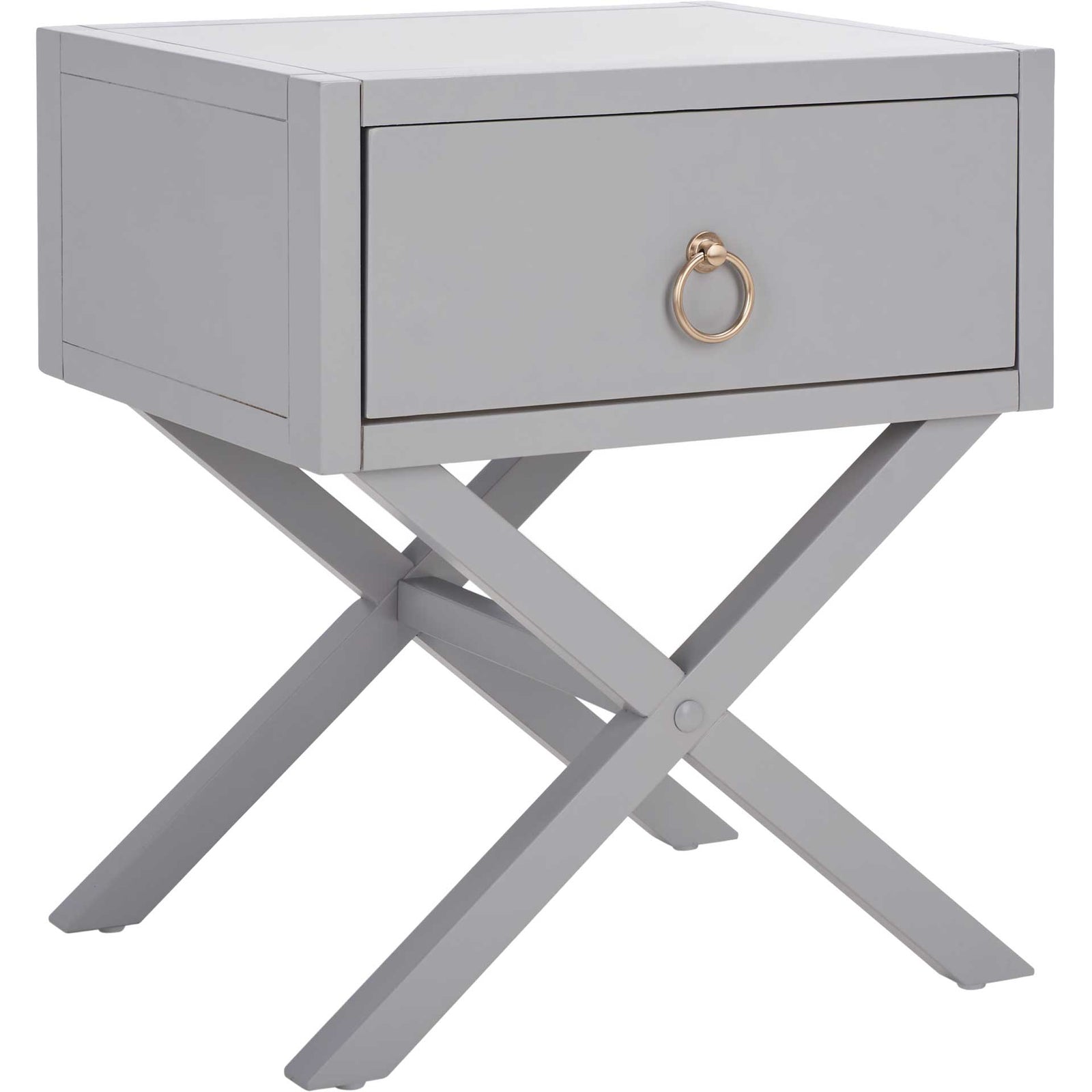 Odessa 1 Drawer Nightstand Gray