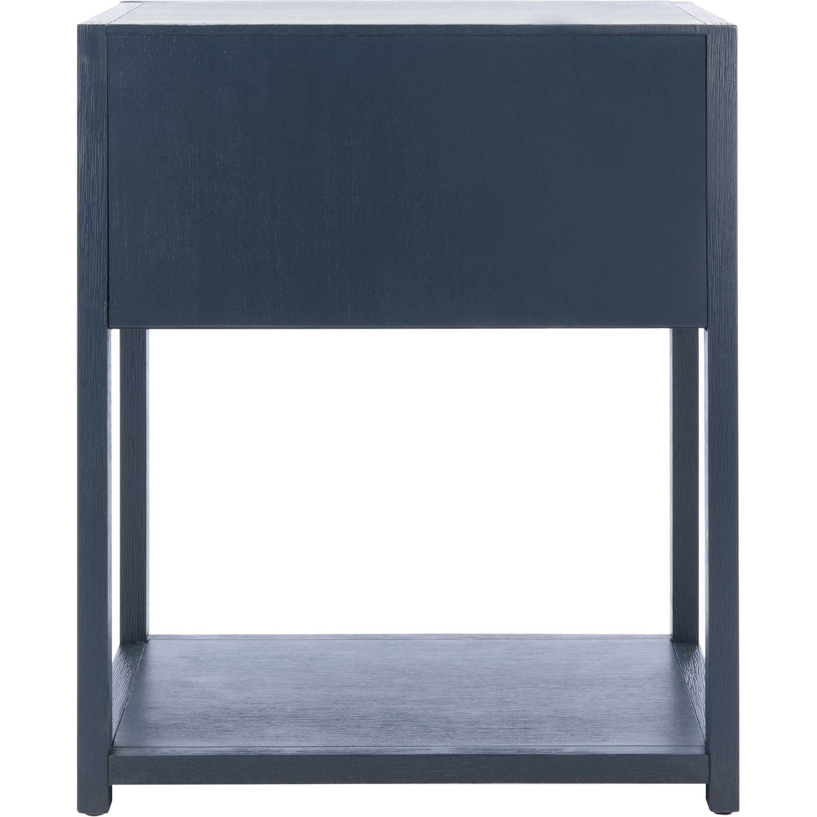 Yuan 1 Drawer 1 Shelf Nightstand Navy