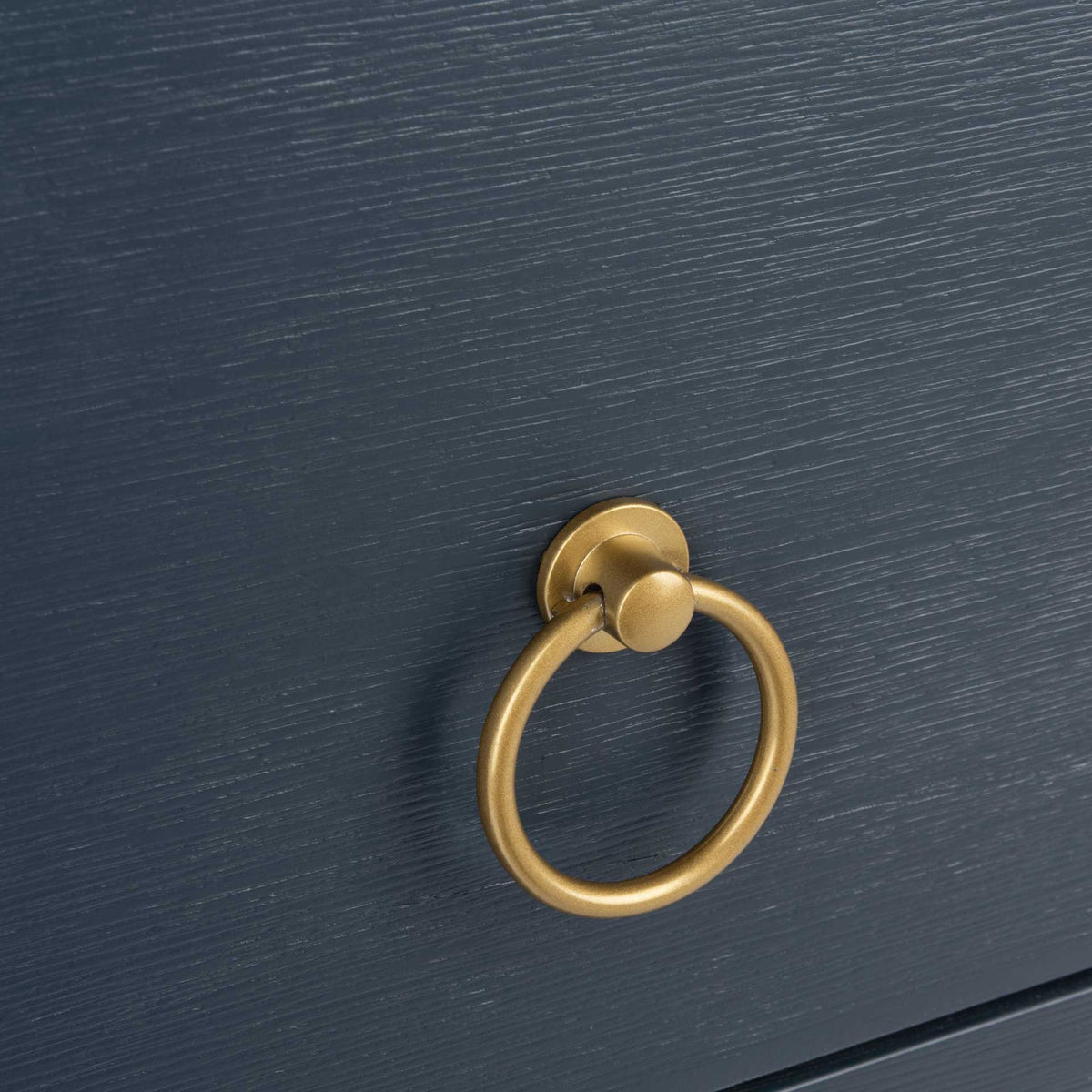 Yuan 1 Drawer 1 Shelf Nightstand Navy