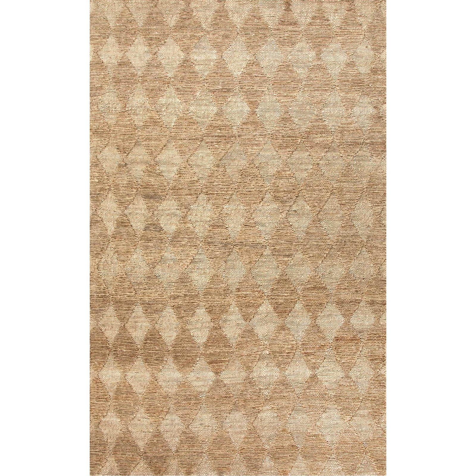 Naturals Diamonds Cloud White/Light Camel Area Rug