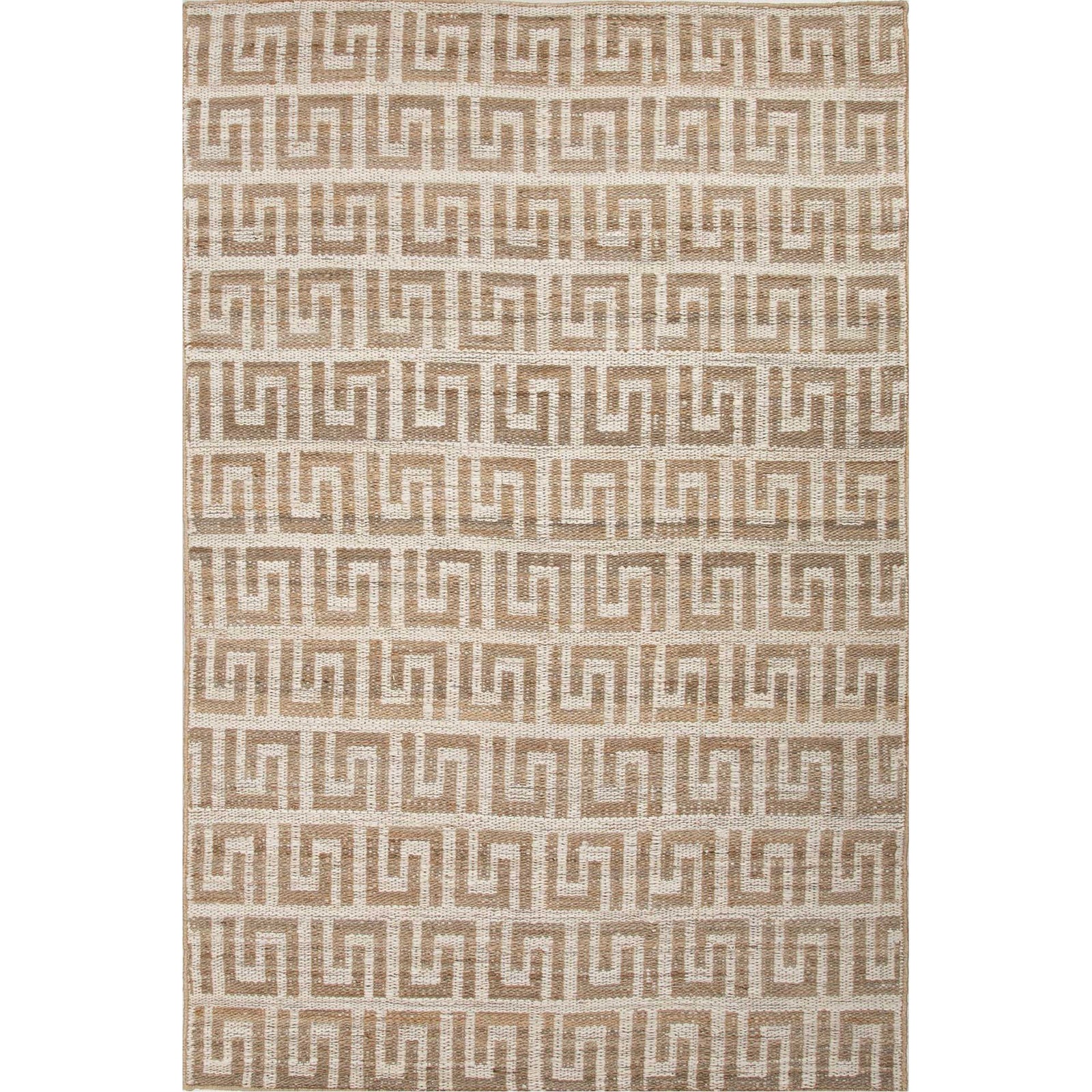 Naturals Urbane White/Light Peach Area Rug