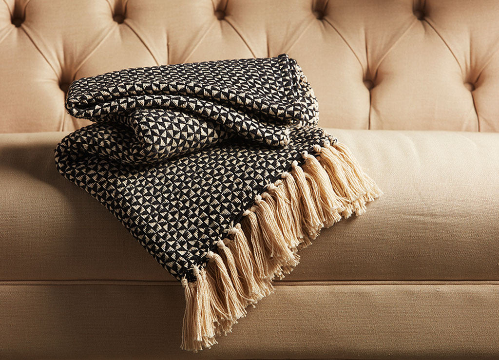 National Geographic Ng-26 Antique White/Peat Throw