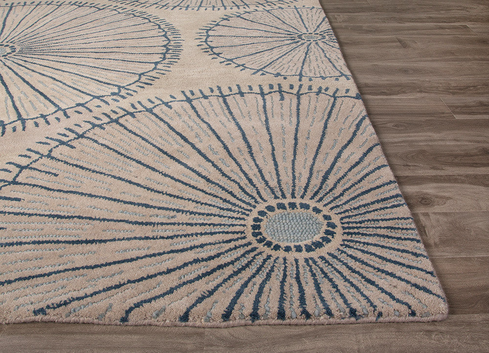 National Geographic Organism Fog/Ensign Blue Area Rug