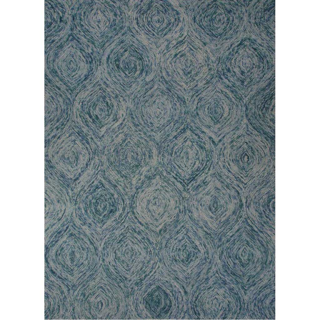 National Geographic Plume Mineral Blue/Green-Blue Slate Area Rug