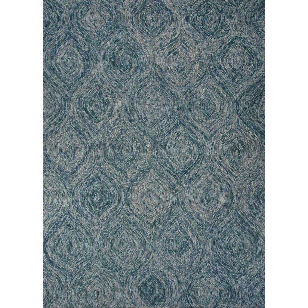 National Geographic Plume Mineral Blue/Green-Blue Slate Area Rug