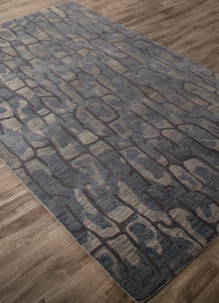 National Geographic Protozoa Blue Shadow/Dark Denim Area Rug