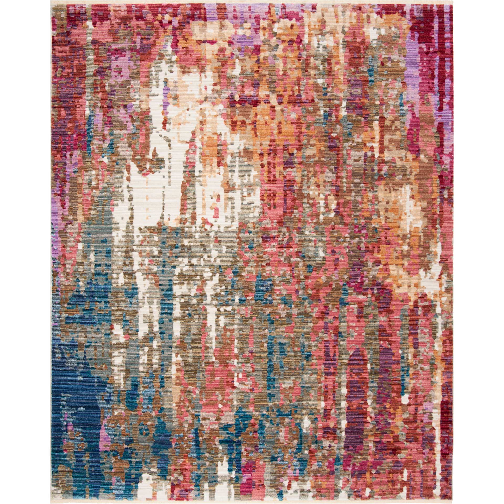 Nirvana Red/Multi Area Rug - Froy.com
