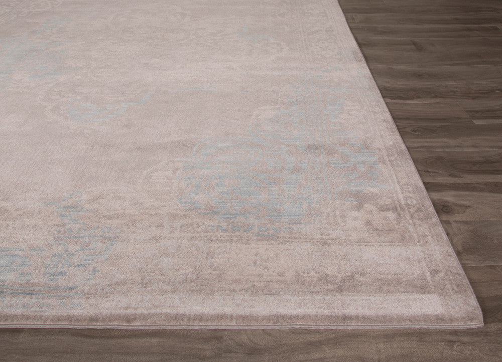 Nysea Aquarin Gray/Ivory Area Rug
