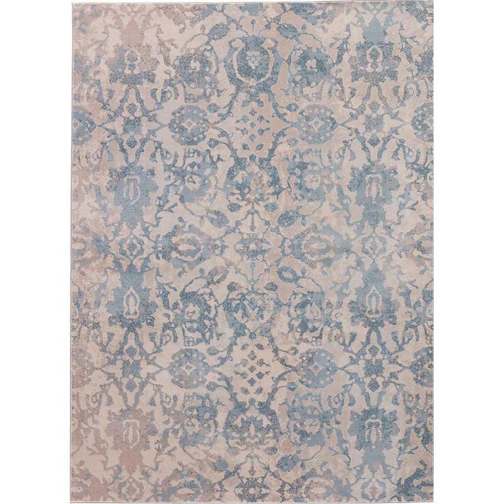 Nysea Bradley Gray/Blue Area Rug