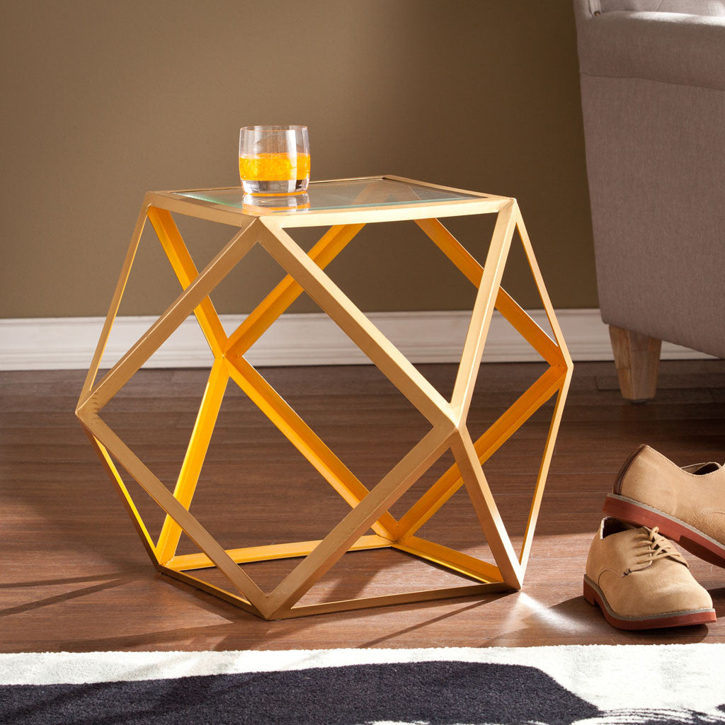 Janiston Accent Table Yellow/Champagne