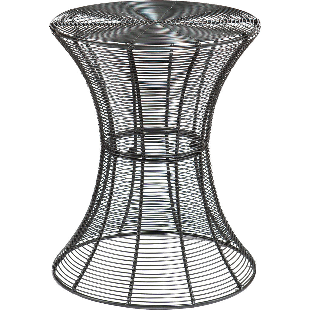 Contour Metal Accent Table Silver