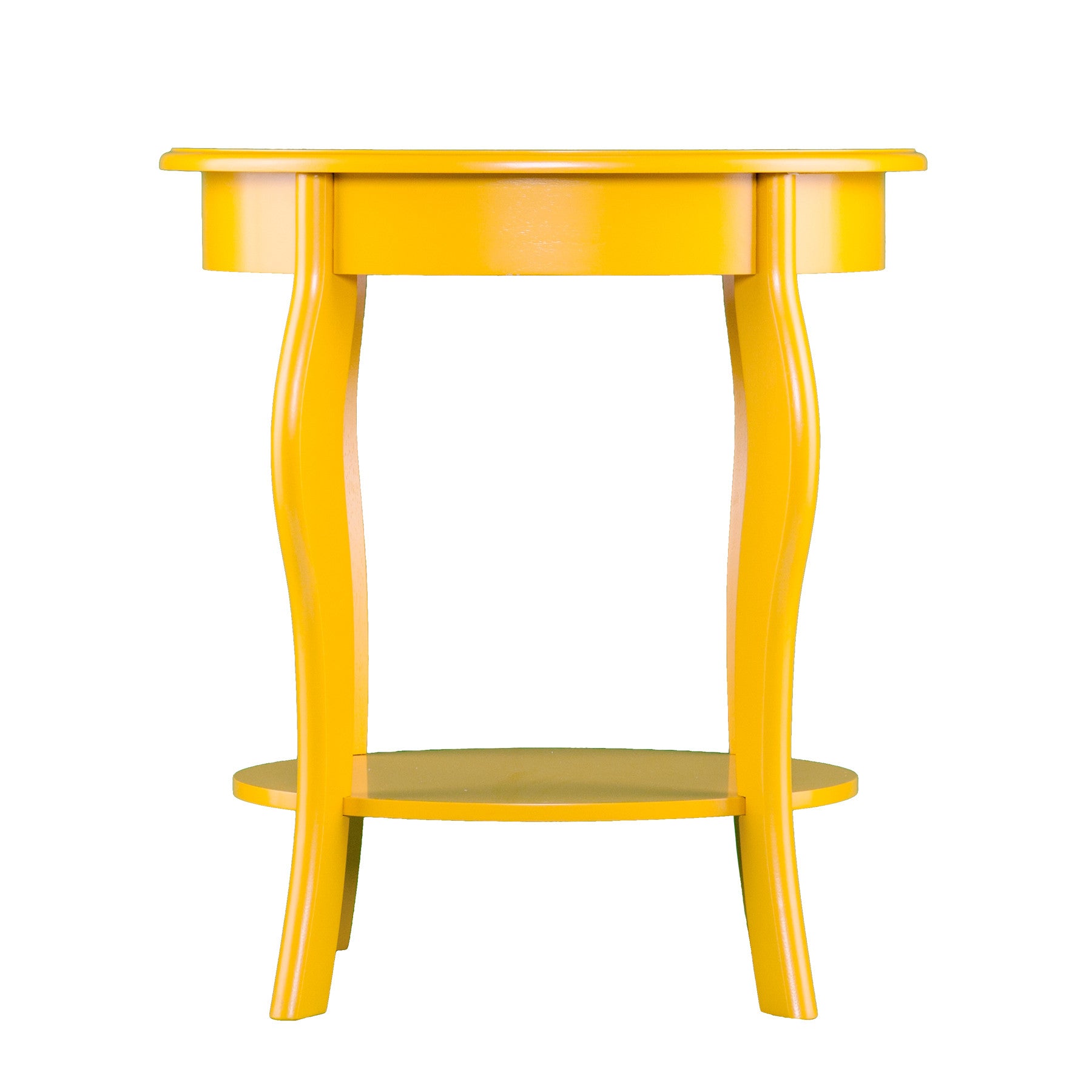 Wafra Oval Accent Table Yellow