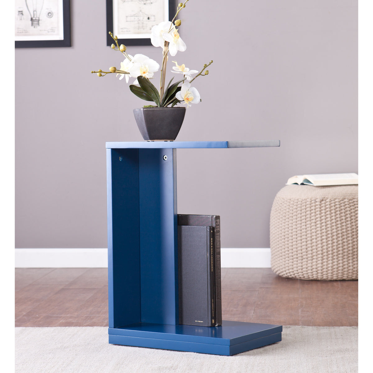 Bocks End Table Navy